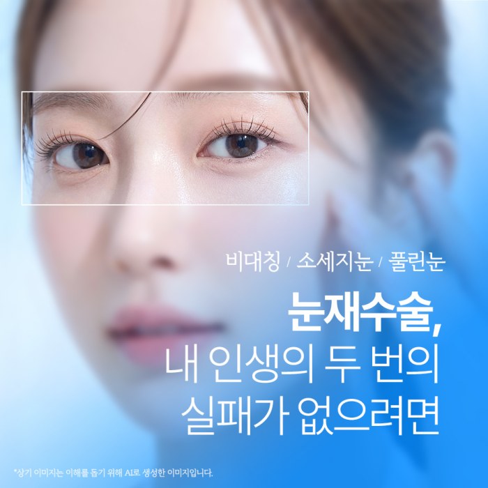 눈재수술 두번을 피하려면